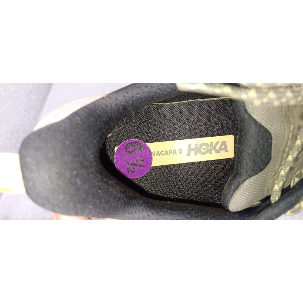 HOKA Anacapa 2 Low GTX Hiking Shoes Womens 6.5 Olive Haze Waterproof Gore-Tex - Picture 10 of 12